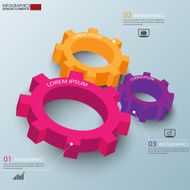 Infographics vector design template N419
