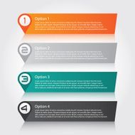 Options - vector banner N8