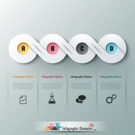Modern infographic option banner N95