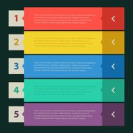 Flat design banners N4