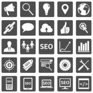 Vector Set of SEO Icons N23
