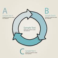 circular arrow infographic