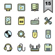 Computer icons set N4