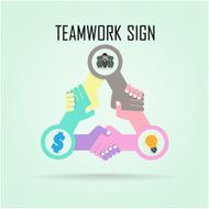 teamwork sign business concept N3