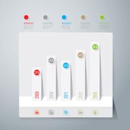 Infographics vector design template N424