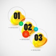 Creative glossy option banners