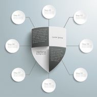 Protection Shield Infographic Design N2