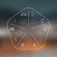 Circle line infographic Template for cycle diagram graph presentation and N36