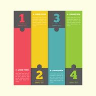 Infographics Elements with Numbers N8