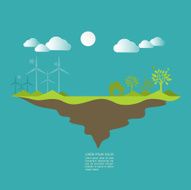 Ecological and save the world green N8