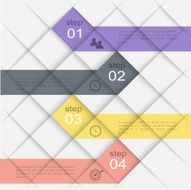 Vector colorful info graphics for your business presentations N406