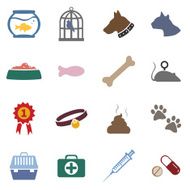 Vector Set of Pets Icons N23