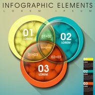 abstract intersection infographics