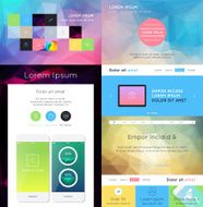 UI is a set of components featuring the flat design N2