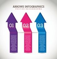 arrows infographics N55