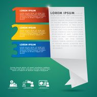 Abstract illustration Infographic