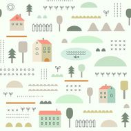 Eco structure Seamless pattern in vector N3