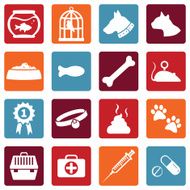 Vector Set of Pets Icons N24