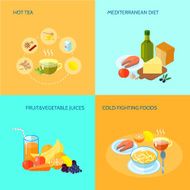 Healthy Food Flat