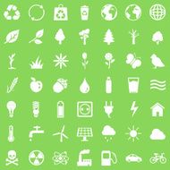 Vector Set of Ecologic Icons N15