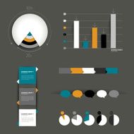 Set of infographics templates