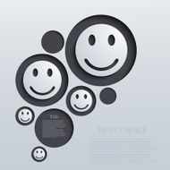 vector modern emotions background