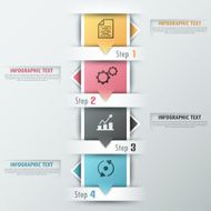 Modern infographics options banner N824