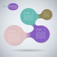 Circle infographic Modern design element
