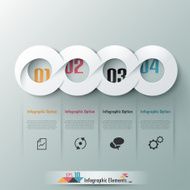 Modern infographic option banner N98
