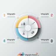 Modern infographics options banner N826