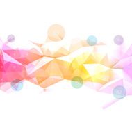 Low-poly infographics background N9