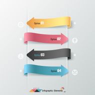 Modern infographics options banner N827