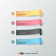 Modern infographics options banner N828