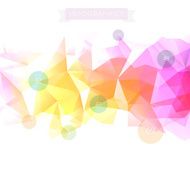 Low-poly infographics background N10