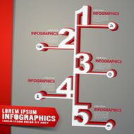 abstract flow chart infographics N43