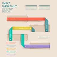 abstract flow chart infographics N44