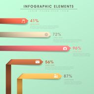 abstract bar chart infographics N32