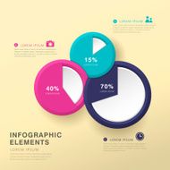 abstract pie chart infographics N26