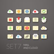 Flat Icons Set N39