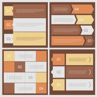 Beige UX steps banners