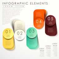 abstract origami infographics N12