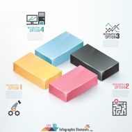 Modern infographics options banner N833