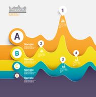 Modern infographics elements N10