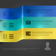 Business Infographics Design Template Vector Elements 3D Banners Chart Illustration