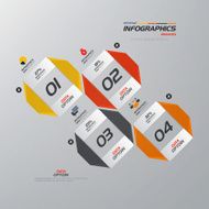 Minimal infographics design N49