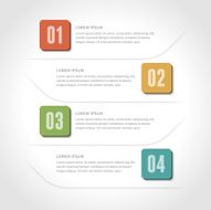 Business step options banner Vector illustration N27