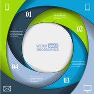 Modern business infographic banner