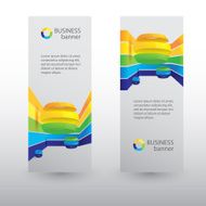Business design concept banners set N5
