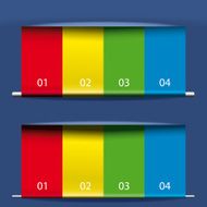 Vector colorful banner N3