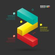 Modern infographics template N126